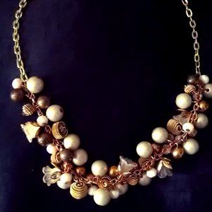 multi Bauble "statement necklace" NEW w/ tag